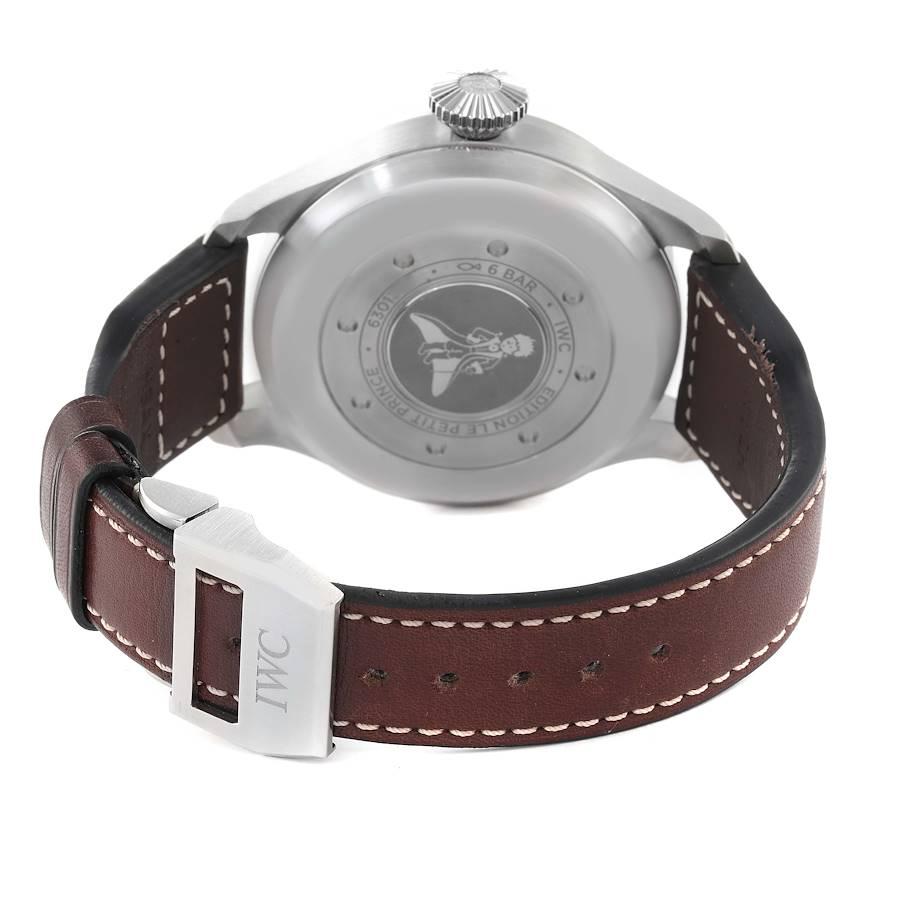 IWC Pilot Le Petit Prince Big Pilots Stahl-Herrenuhr IW501002 mit blauem Zifferblatt 4