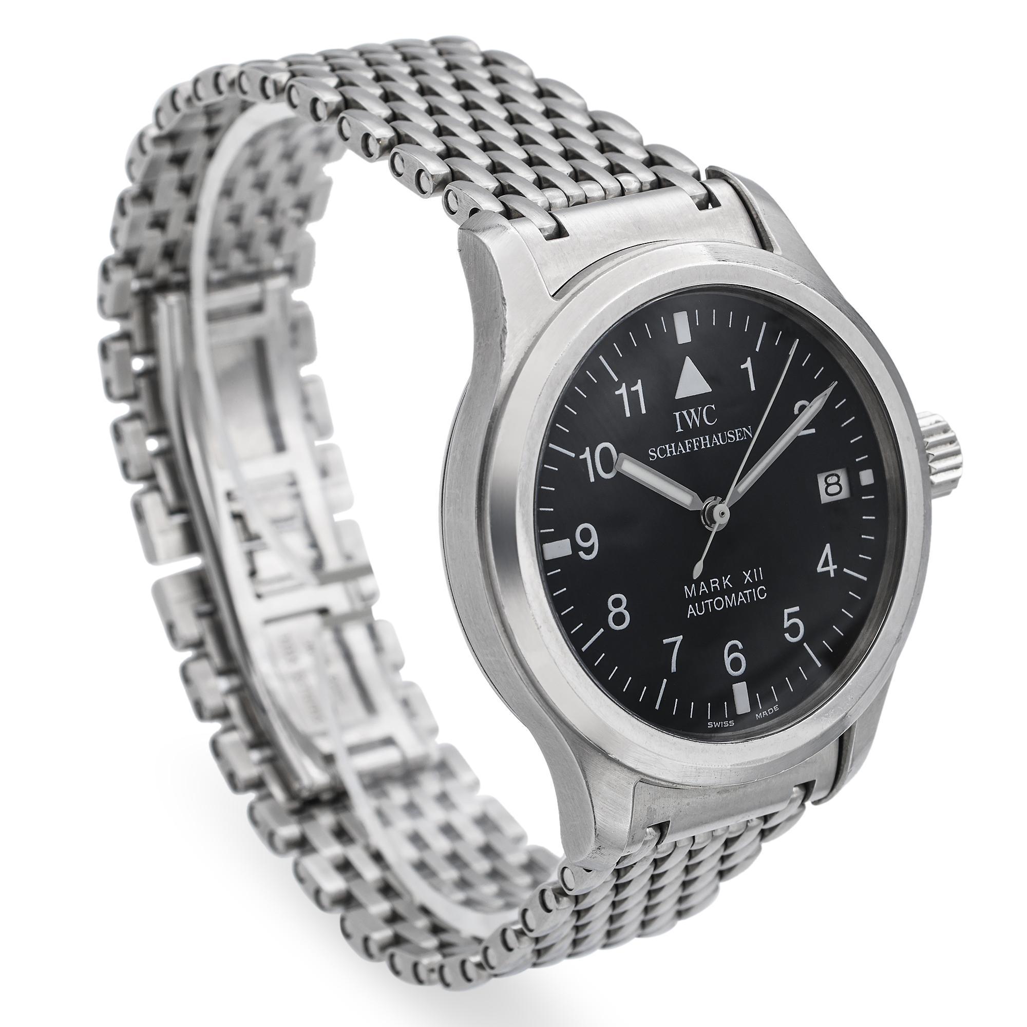 IWC Pilot Mark XII Stainless Steel Date Automatic Men's Watch Ref. 2611557 1