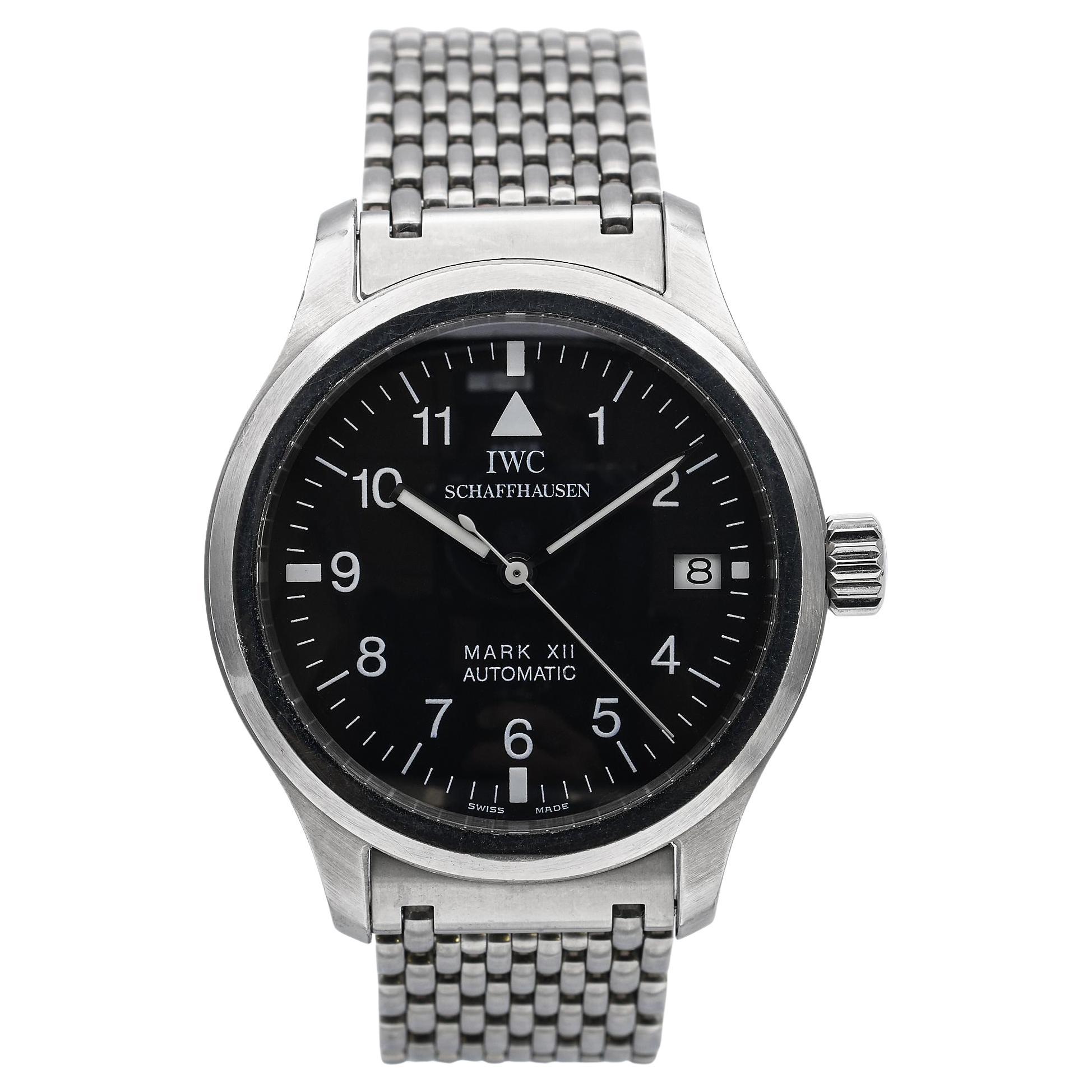 IWC Pilot Mark XII Stainless Steel Date Automatic Men's Watch Ref. 2611557