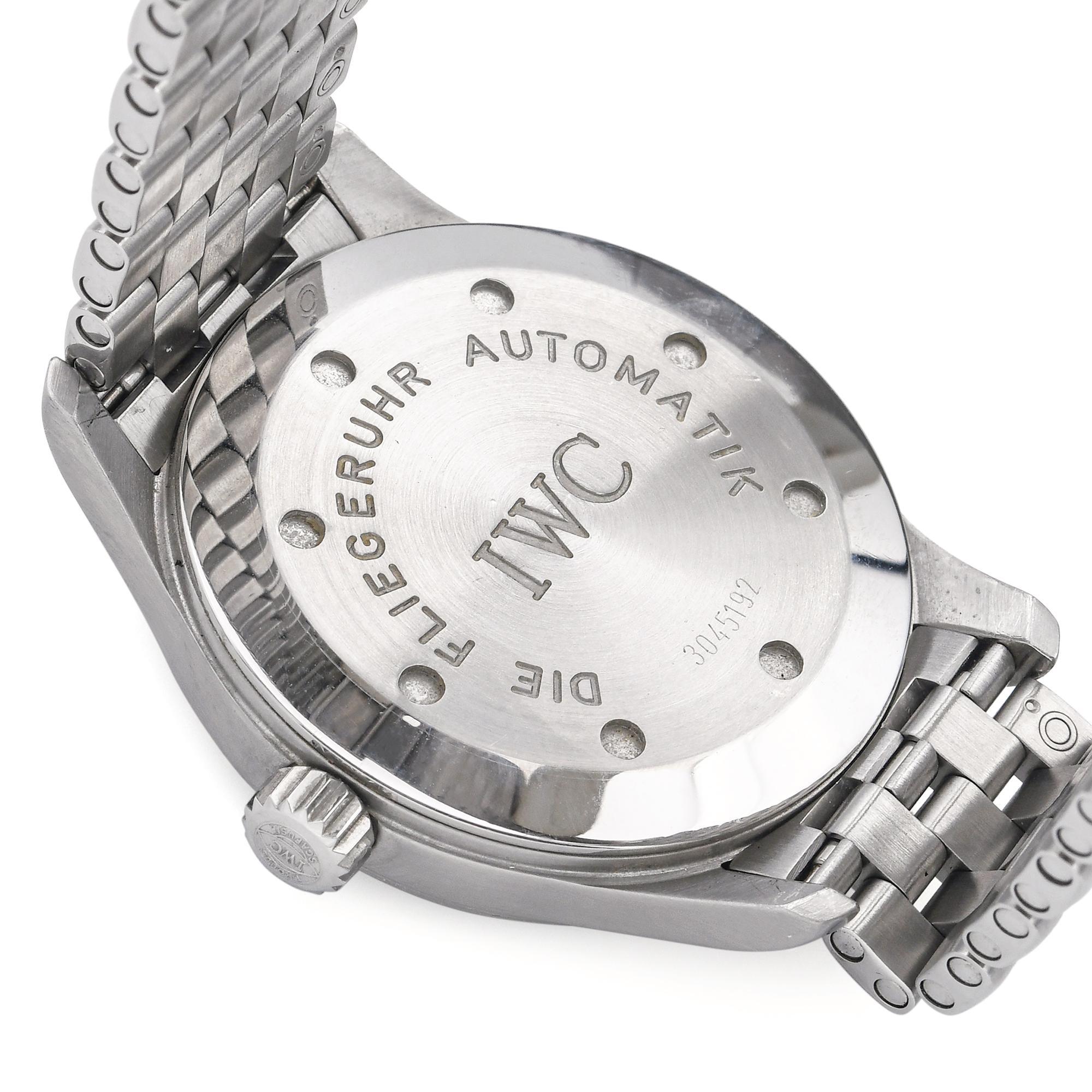 Reloj automático de caballero IWC Pilot Mark XV de acero inoxidable con fecha Ref. IW325302 en venta 1