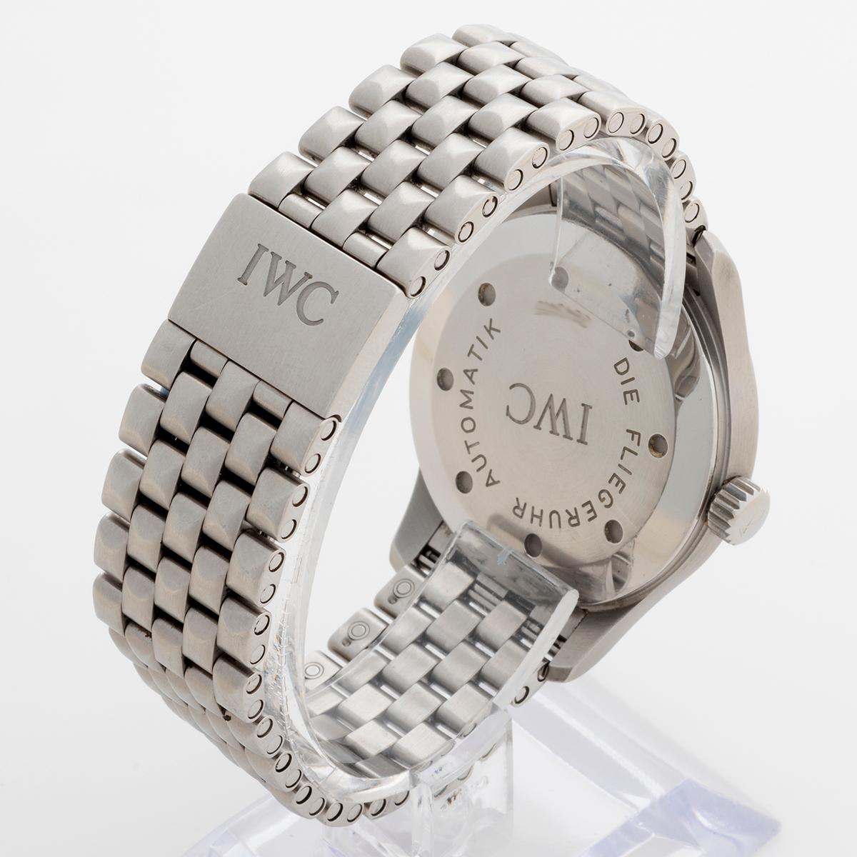 Women's or Men's IWC Pilot Mark XV Wristwatch Ref 325311. 38mm Case, Stainless Steel, Year 2006 For Sale