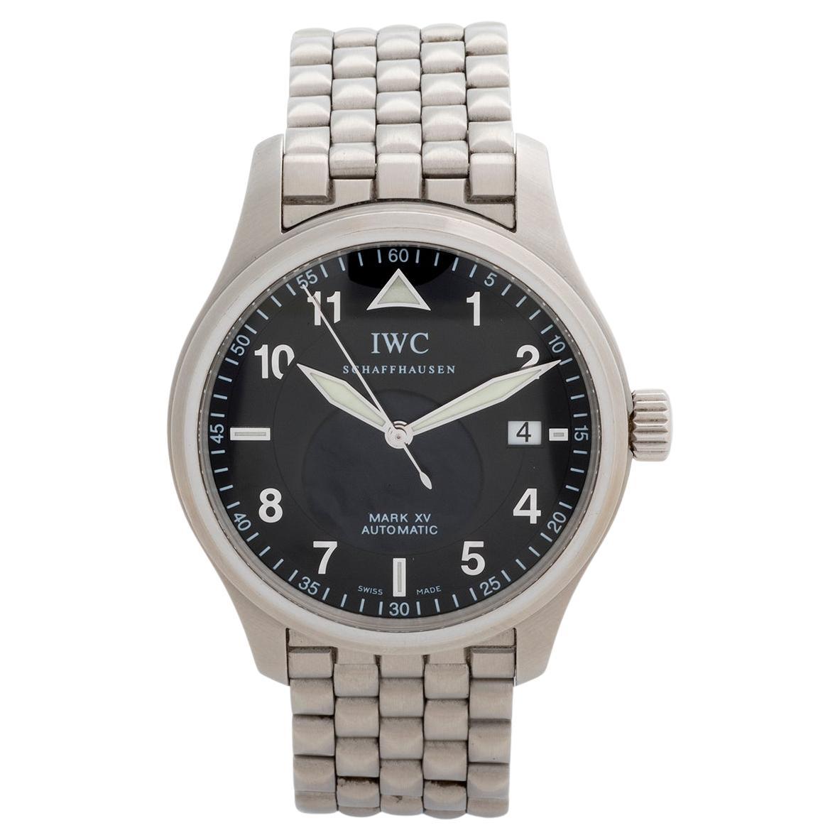 IWC Pilot Mark XV Wristwatch Ref 325311. 38mm Case, Stainless Steel, Year 2006