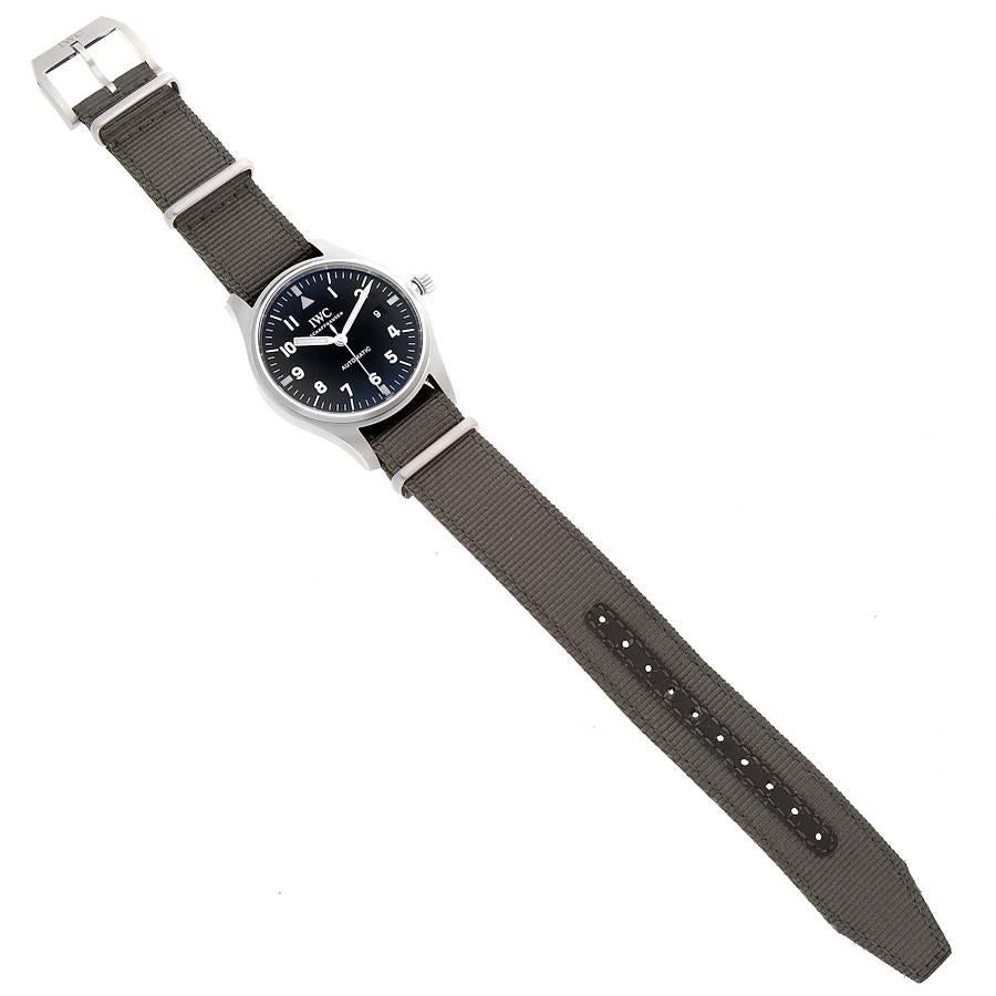 IWC Pilot Mark XVIII Black Dial Automatic Mens Watch IW327007 Box Card 4