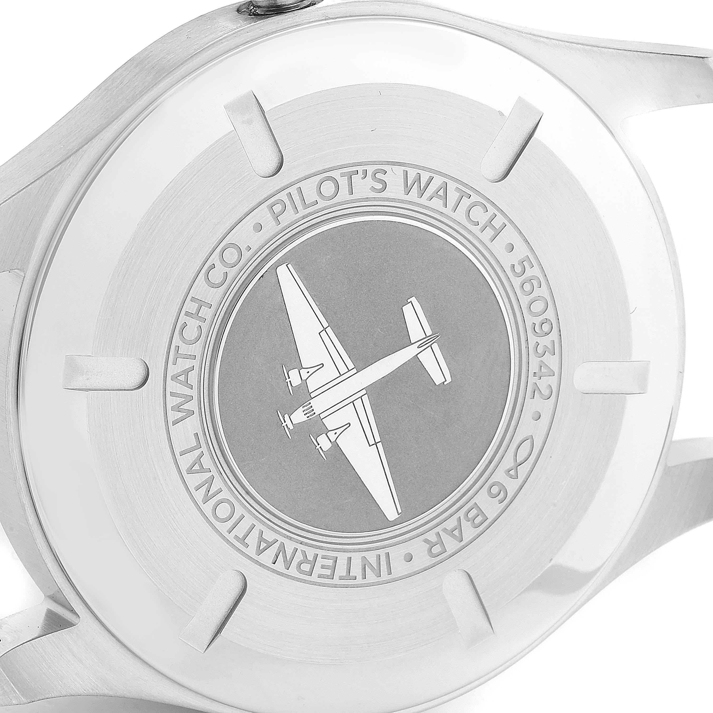 IWC Pilot Mark XVIII Black Dial Steel Men's Watch IW327001 In Excellent Condition In Atlanta, GA