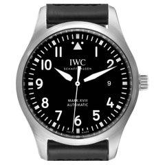 IWC Pilot Mark XVIII Black Dial Steel Mens Watch IW327001