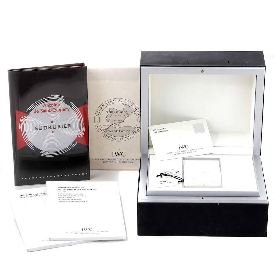 IWC Pilot Saint Exupery Limited Edition Herrenuhr IW320104 Box Card Limited Edition 7