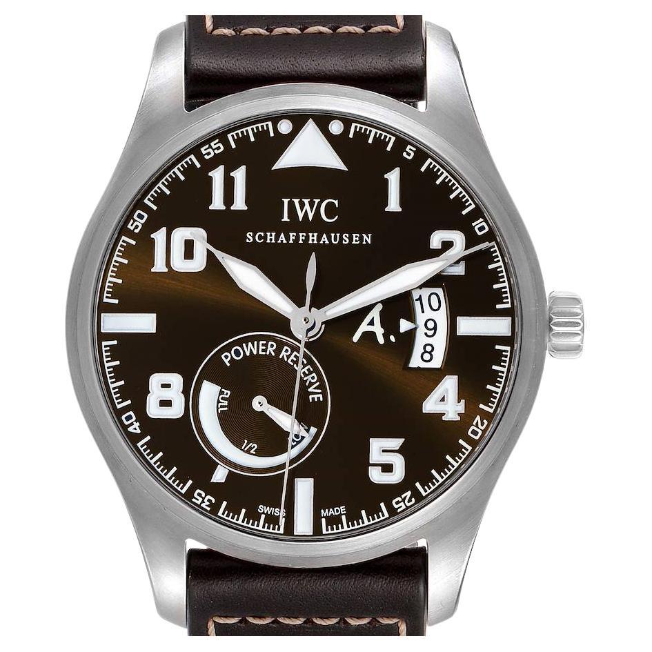 IWC Pilot Saint Exupery Limited Edition Mens Watch IW320104 Box Card