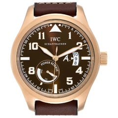 IWC Pilot Saint Exupery Rose Gold Limited Edition Watch IW320103 Card