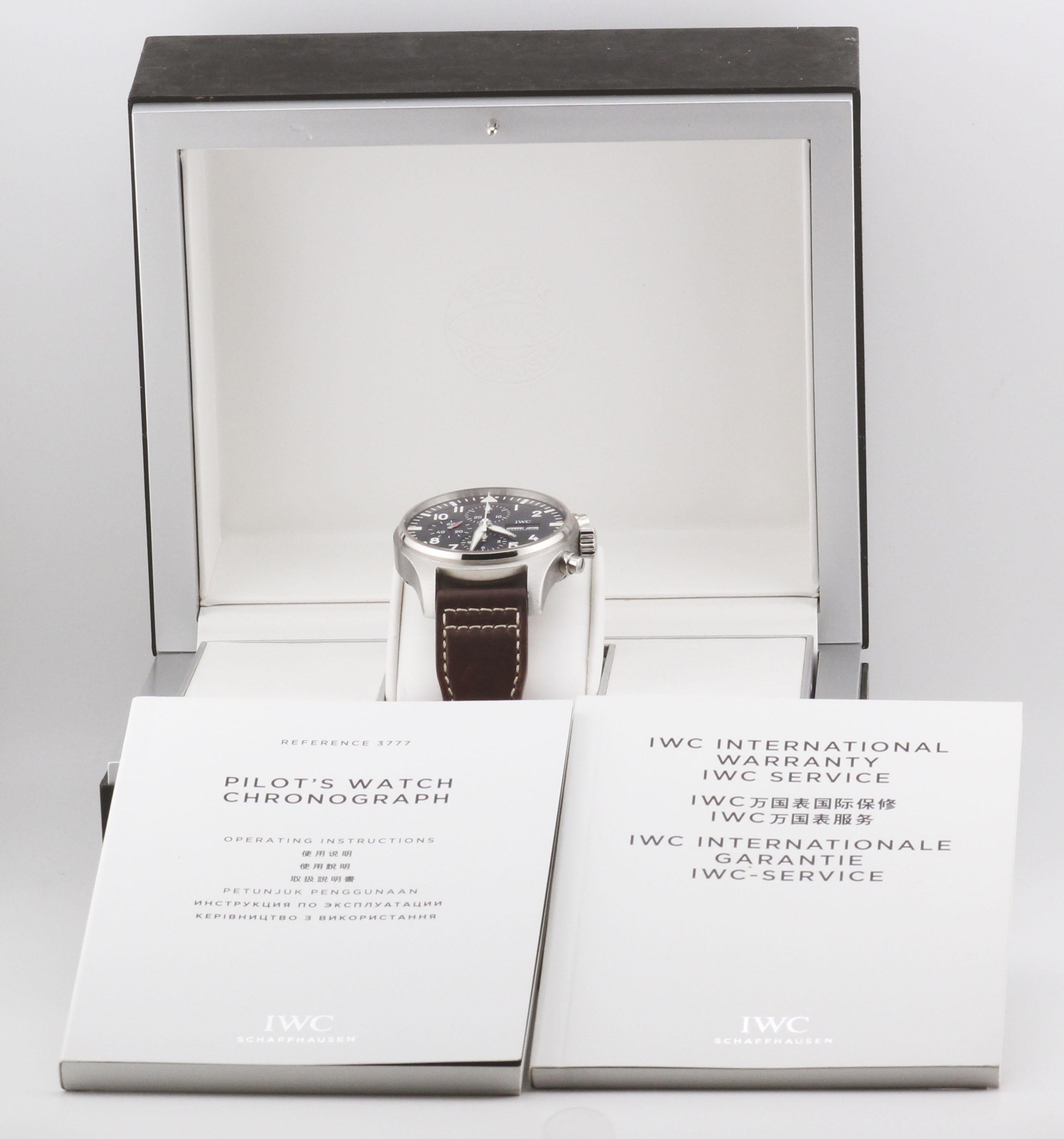 The IWC Pilot’s Watch Chronograph 