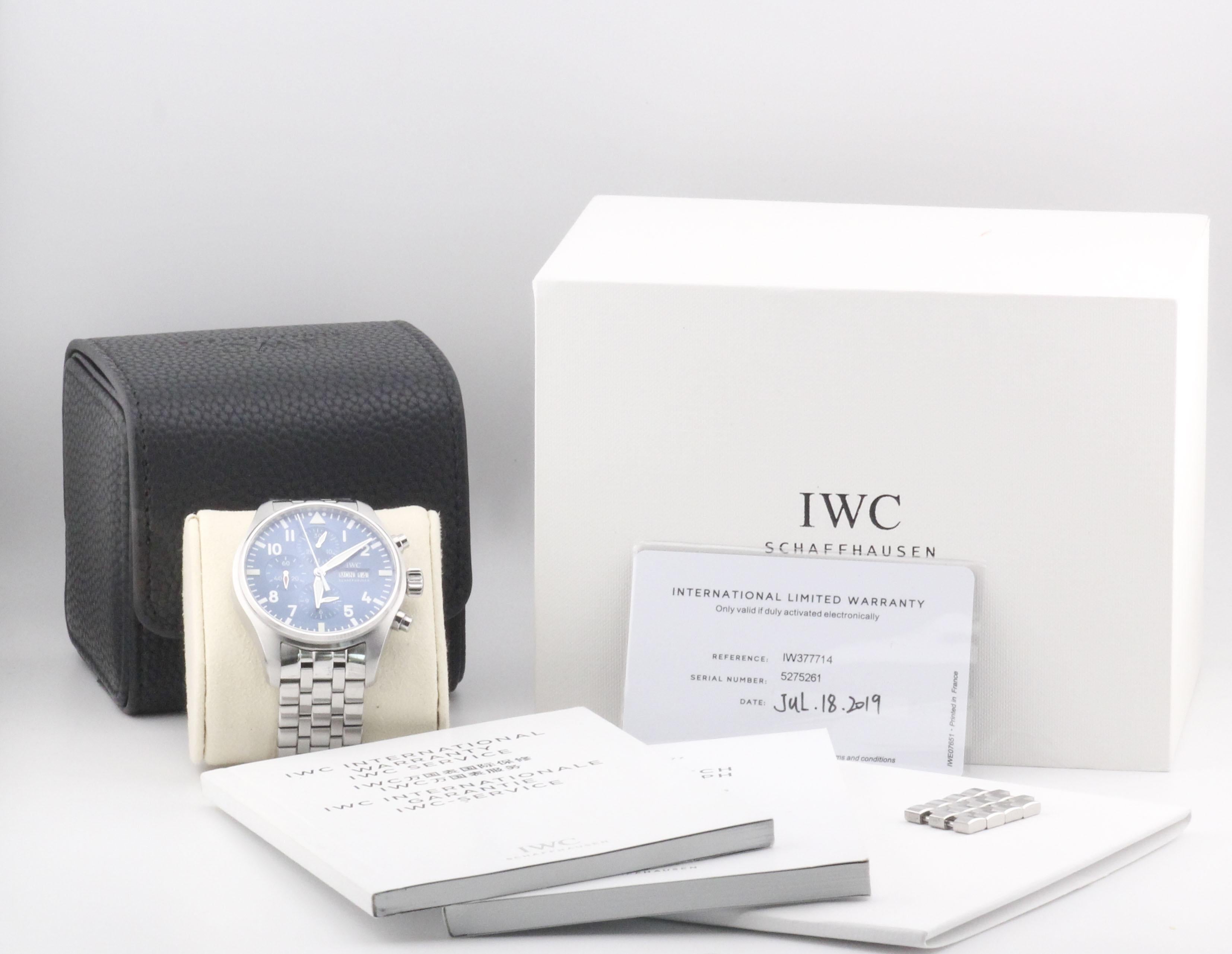 El Reloj de Aviador Cronógrafo IWC 