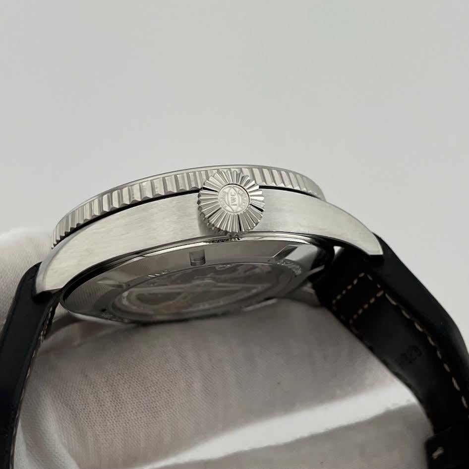 IWC Pilot Timezoner Le Petit Prince IW395503 46mm Cadran Bleu Acier Boîte Papier en vente 2