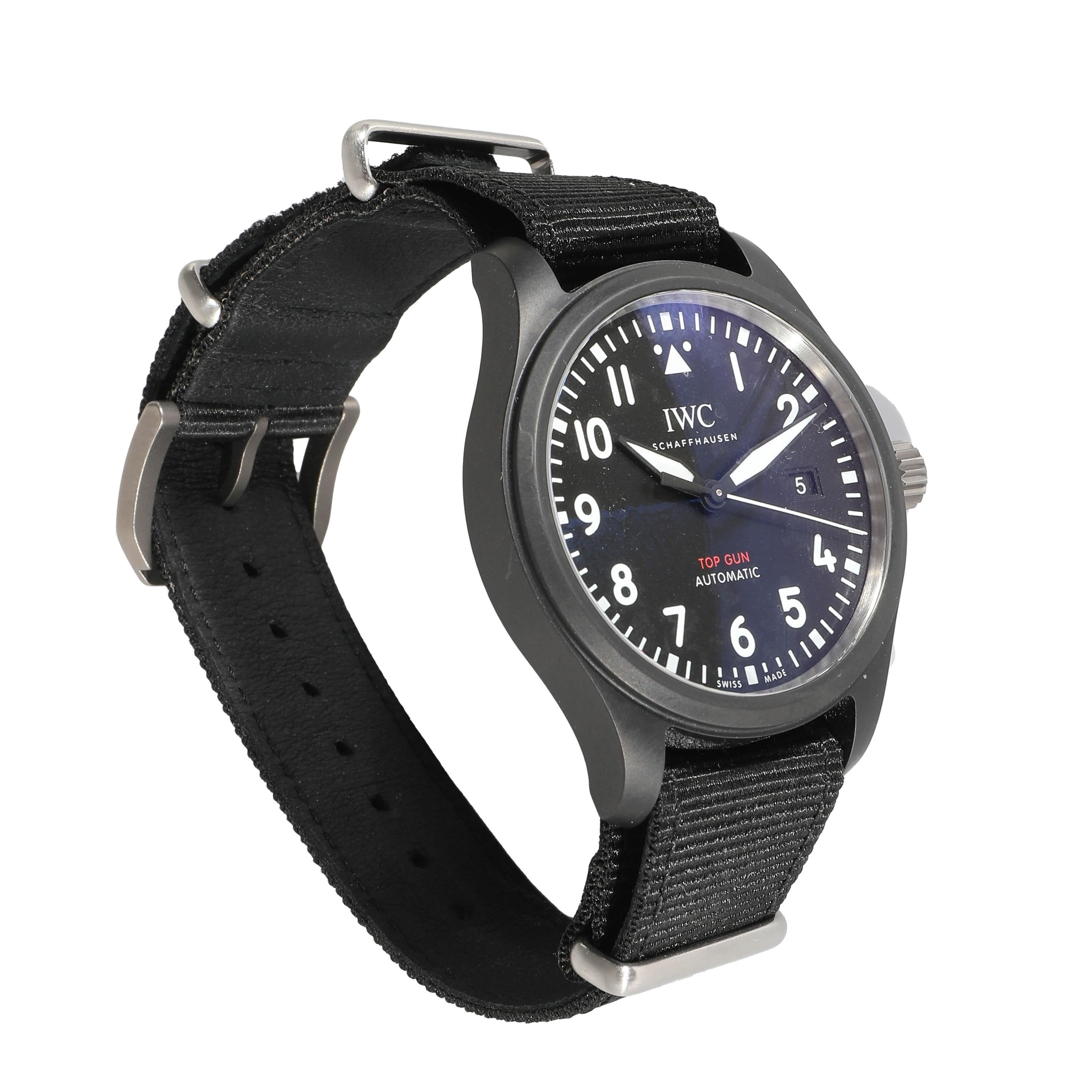 IWC Pilot Top Gun IW326901 Men's Watch in  Ceramic 1