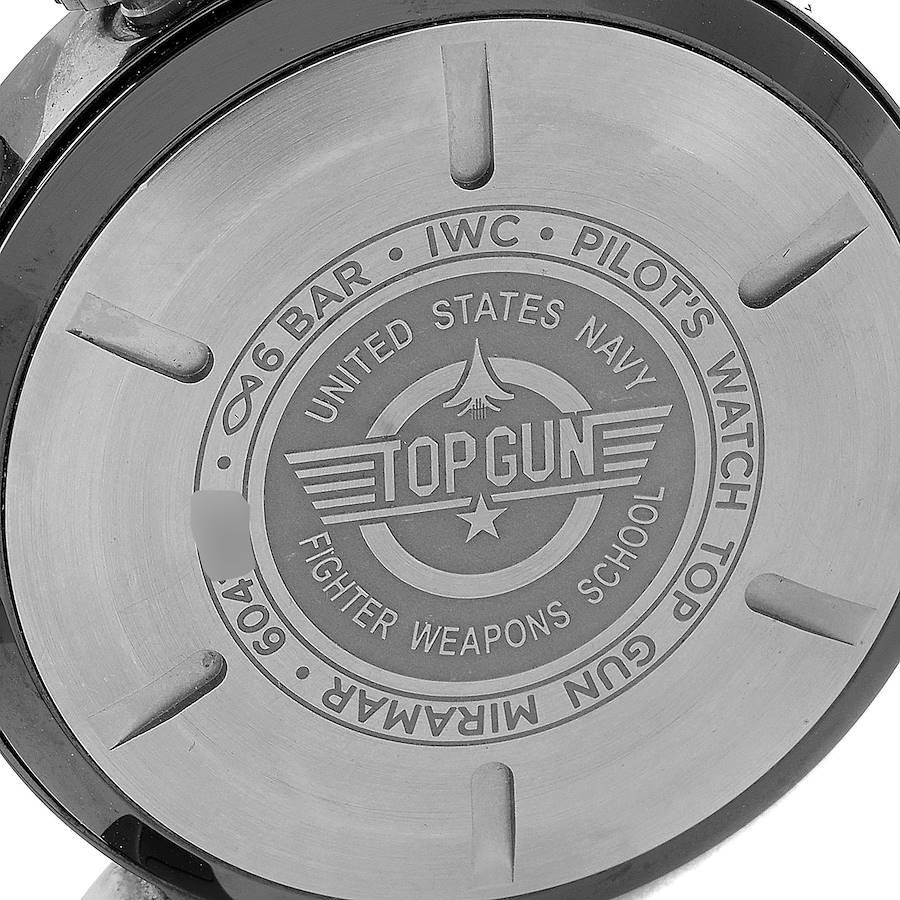 IWC Pilot Top Gun Miramar Grey Dial Ceramic Mens Watch IW389002 In Excellent Condition In Atlanta, GA