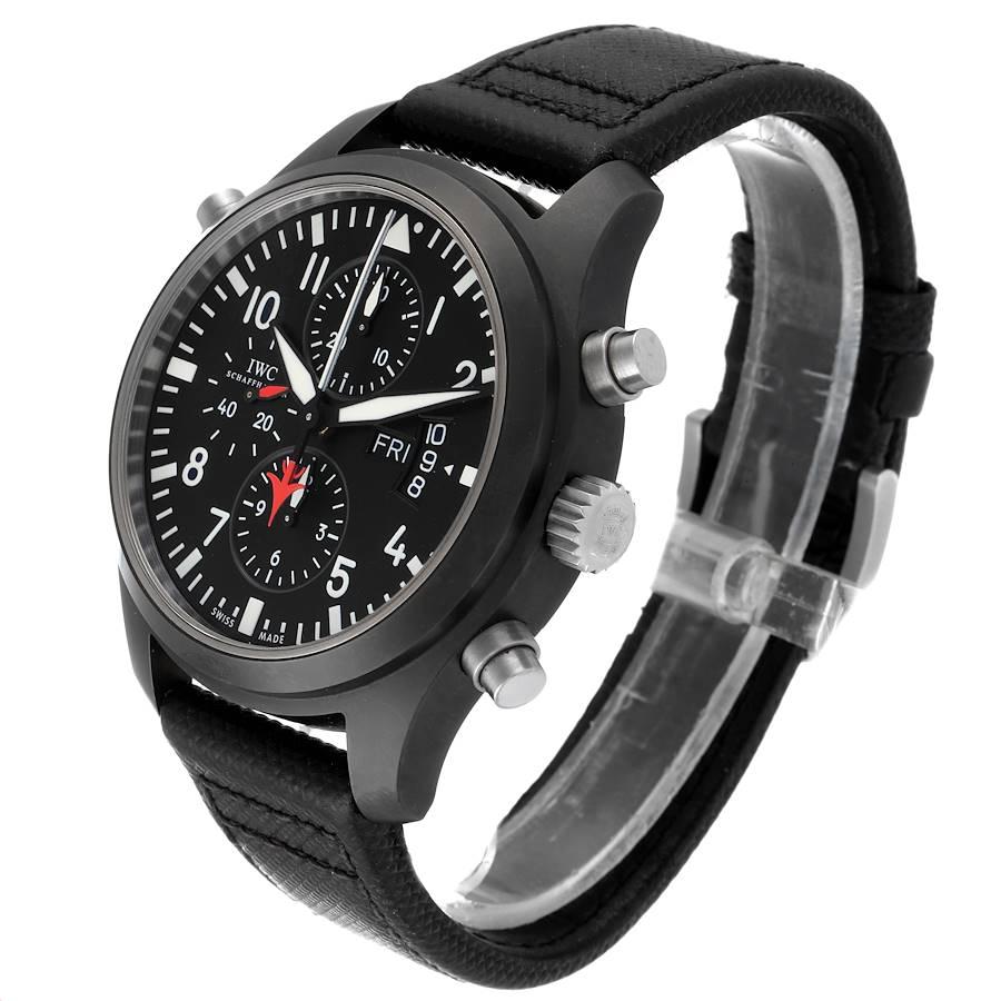 iwc pilot's watches men's black watch - iw379901