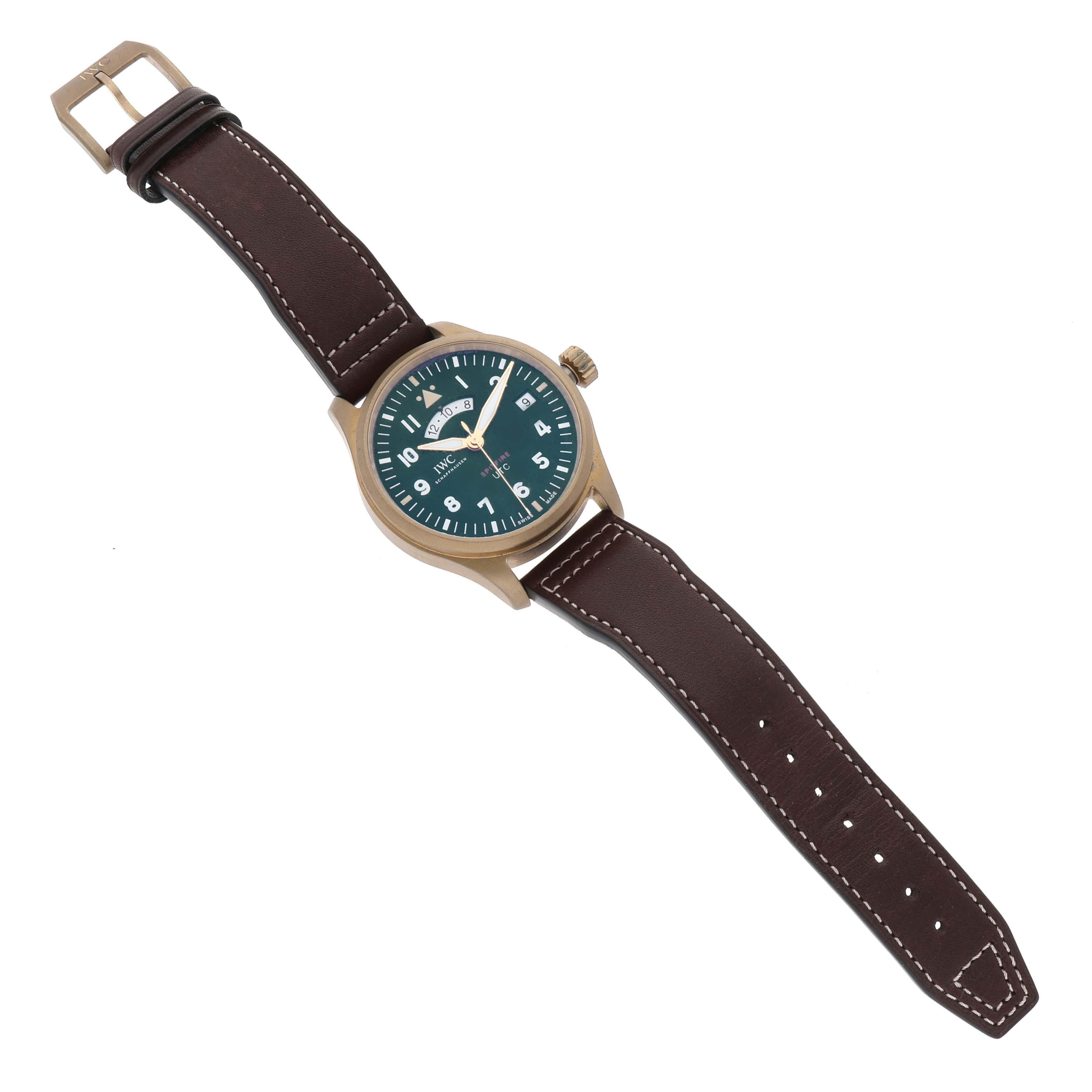 IWC Pilot UTC Spitfire Limited Edition Bronze Mens Watch IW327101 Unworn 1