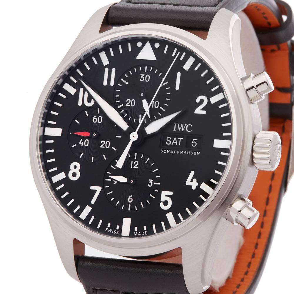 iwc pilot's watch chronograph - iw377709