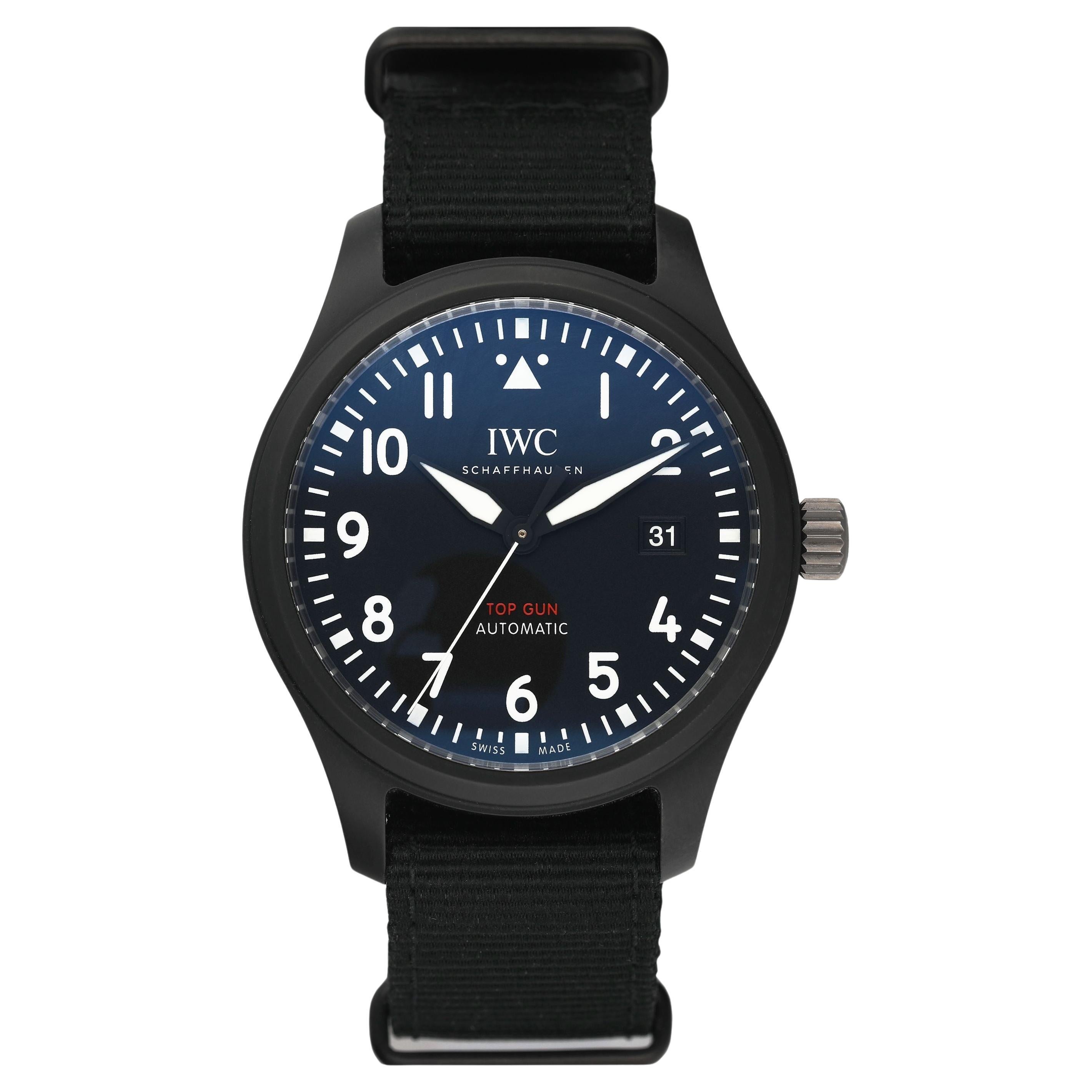 IWC Pilots IW326906 "Top Gun" Mens Watch Box Papers For Sale