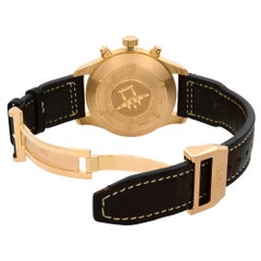 IWC Pilots Limited 18K Rose Gold Leather Brown Dial Automatic Watch IW387805