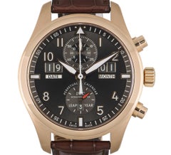 IWC Pilot's Spitfire Chronograph Perpetual Calendar Rose Gold B&P IW379105