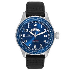 IWC Pilots Timezoner Le Petit Prince Steel Mens Watch IW395503 Box Card