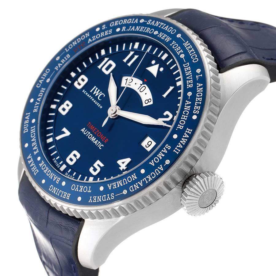 IWC Pilots Timezoner Le Petit Prince Stahl-Herrenuhr IW395503 Ungetragen 2
