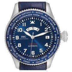 IWC Pilots Timezoner Le Petit Prince Steel Mens Watch IW395503 Unworn