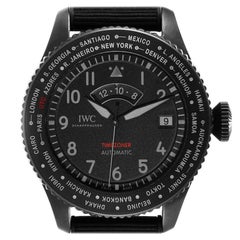 IWC Pilots Timezoner Top Gun Ceratanium Mens Watch IW395505 Box Card