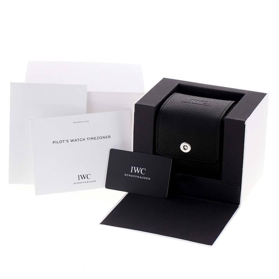 Orologio IWC Pilots Timezoner Top Gun® Ceratanium Uomo IW395505 Non indossato in vendita 8