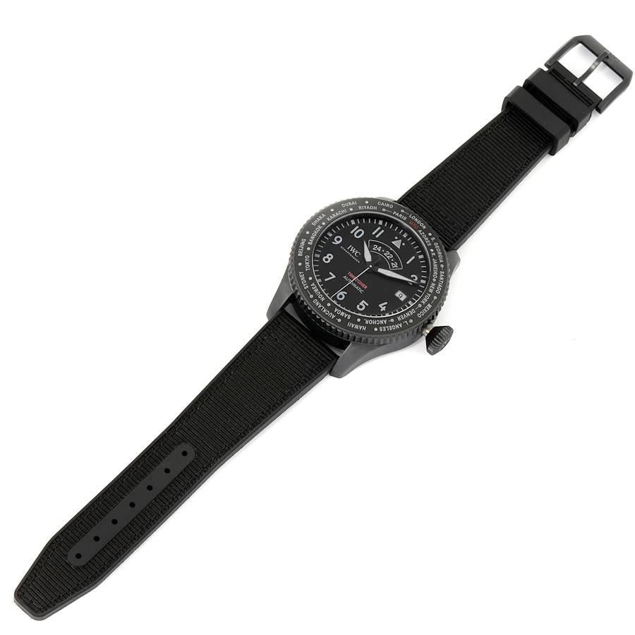Orologio IWC Pilots Timezoner Top Gun® Ceratanium Uomo IW395505 Non indossato in vendita 5
