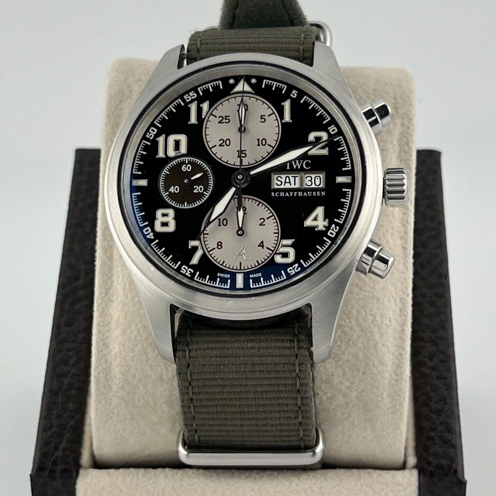 IWC Pilots Watch Antoine De Saint Exupery Special Edition IW371709 42mm Steel For Sale 3