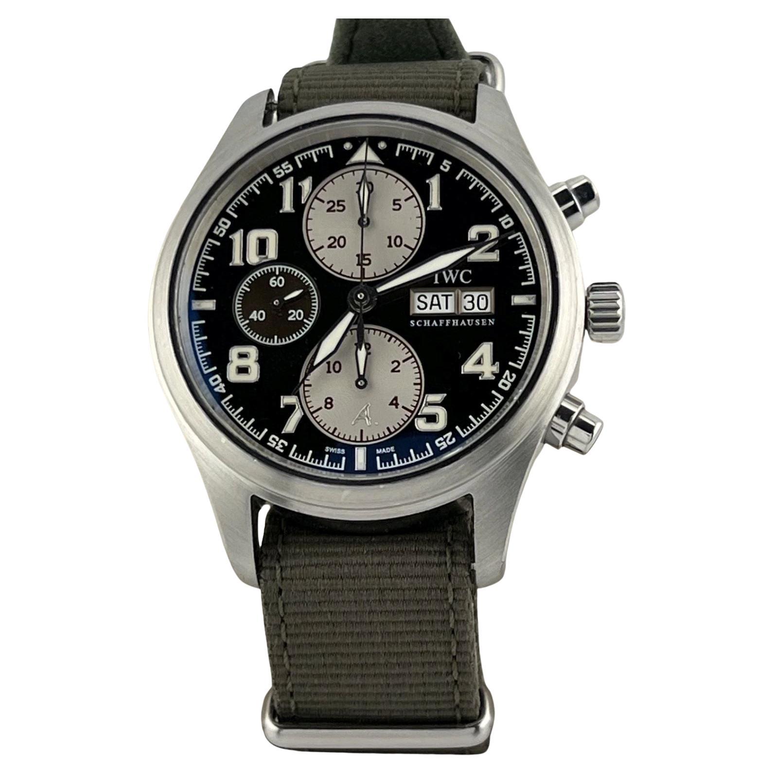 IWC Fliegeruhr Antoine de Saint Exupery Sonderausgabe IW371709 42mm Stahl