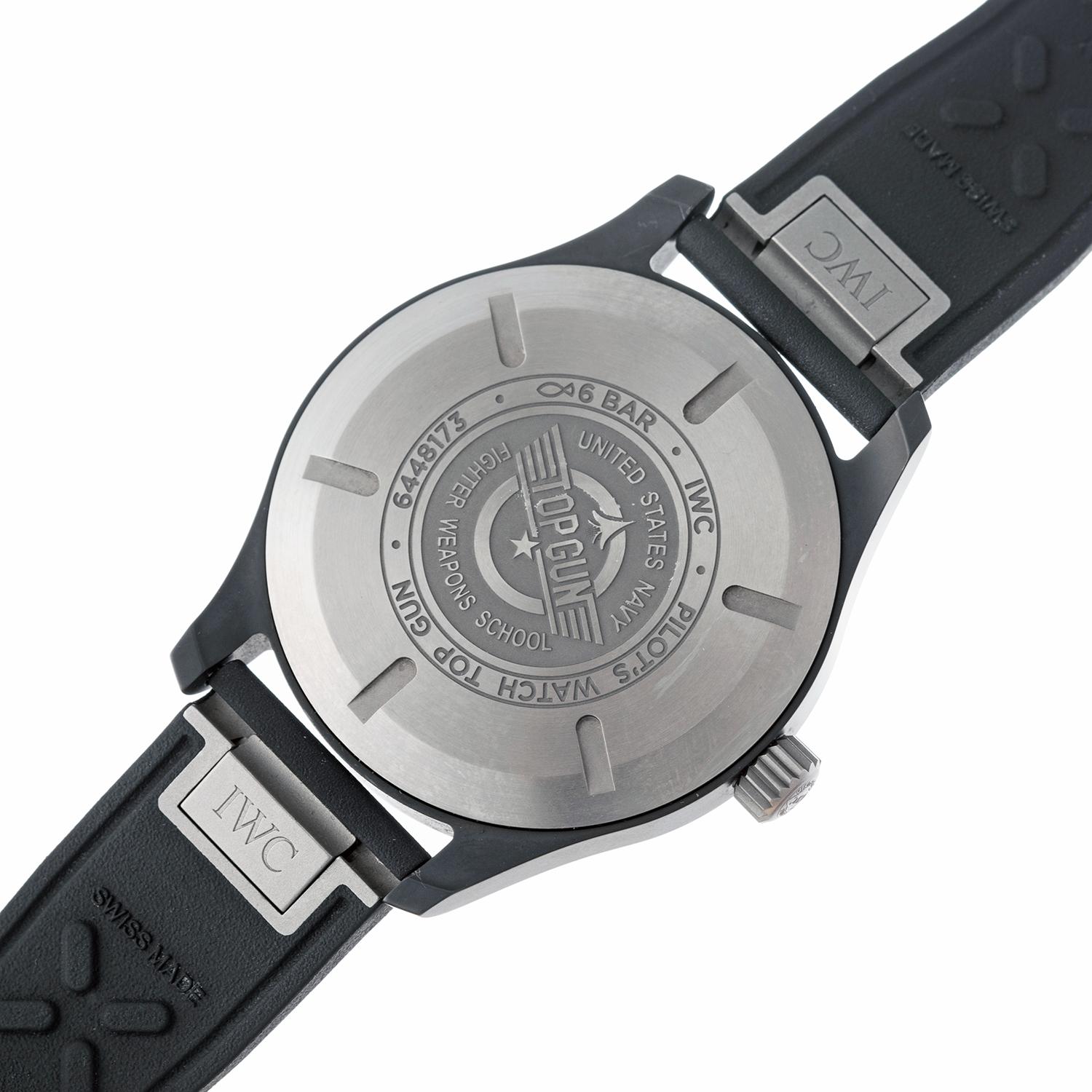 IWC Pilot's Watch Automatic TOP GUN Ceramic Ref. IW326906 In Excellent Condition In Palm Beach, FL