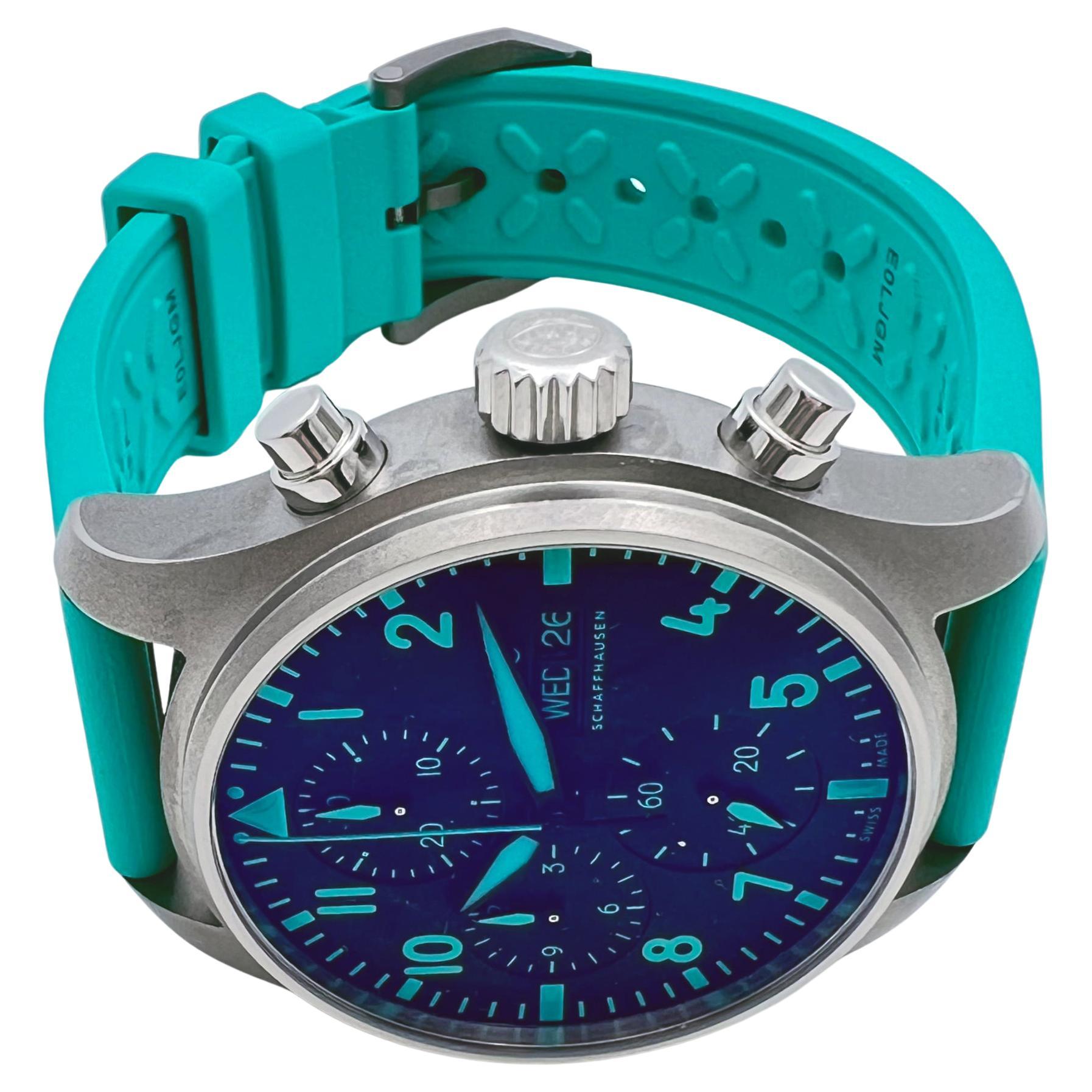 IWC Pilot’s Watch Chronograph 41 Mercedes-AMG PETRONAS Ref. IW388108 In Excellent Condition In Palm Beach, FL
