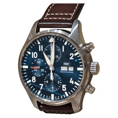 IWC Pilot's Watch Chronograph Le Petit Prince Blue Dial Steel 43mm IW377714