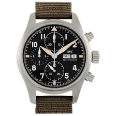 IWC Pilot's Watch Chronograph Spitfire Stainless Steel Watch IW387901