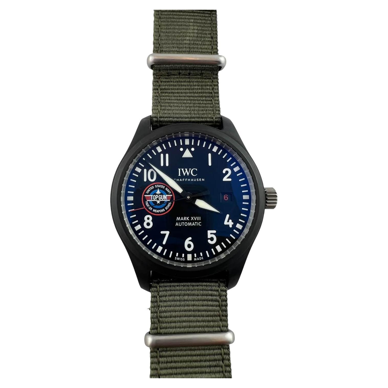 IWC Pilot's Watch Mark XVII Top Gun Automatic Men's Watch IW324712 For Sale