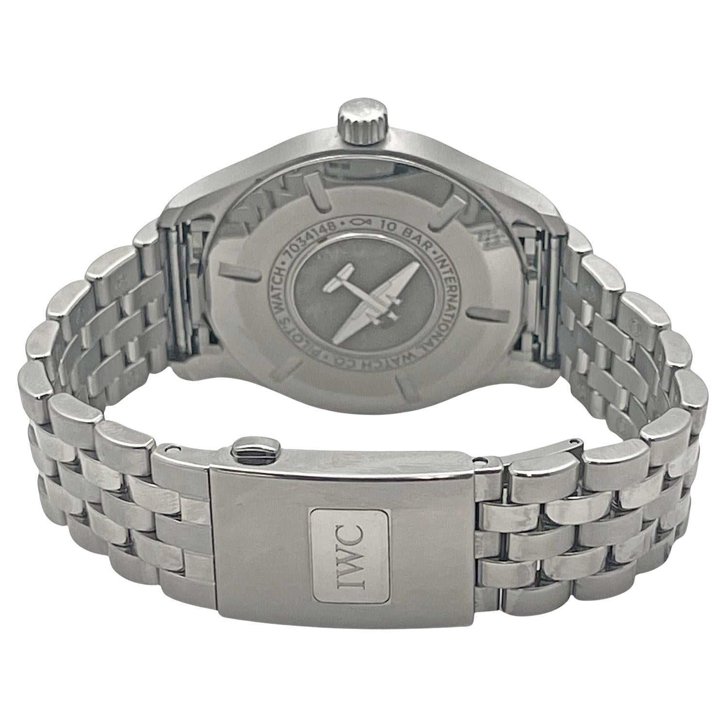 IWC Pilot's Watch Mark XX Steel Ref. IW328206 In Excellent Condition In Palm Beach, FL