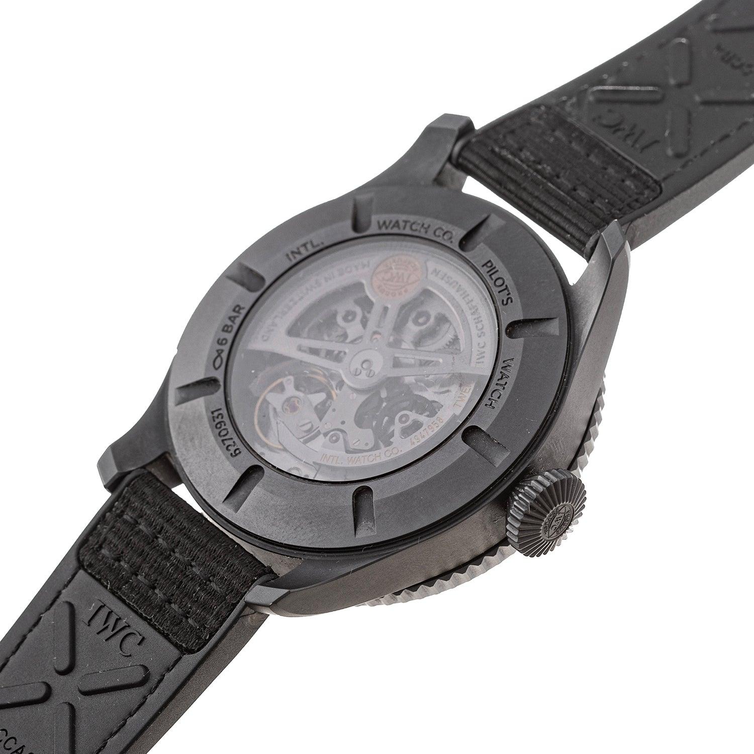 IWC Pilot's Watch Timezoner TOP GUN Ceratanium Ref. IW395505 In Excellent Condition For Sale In Palm Beach, FL