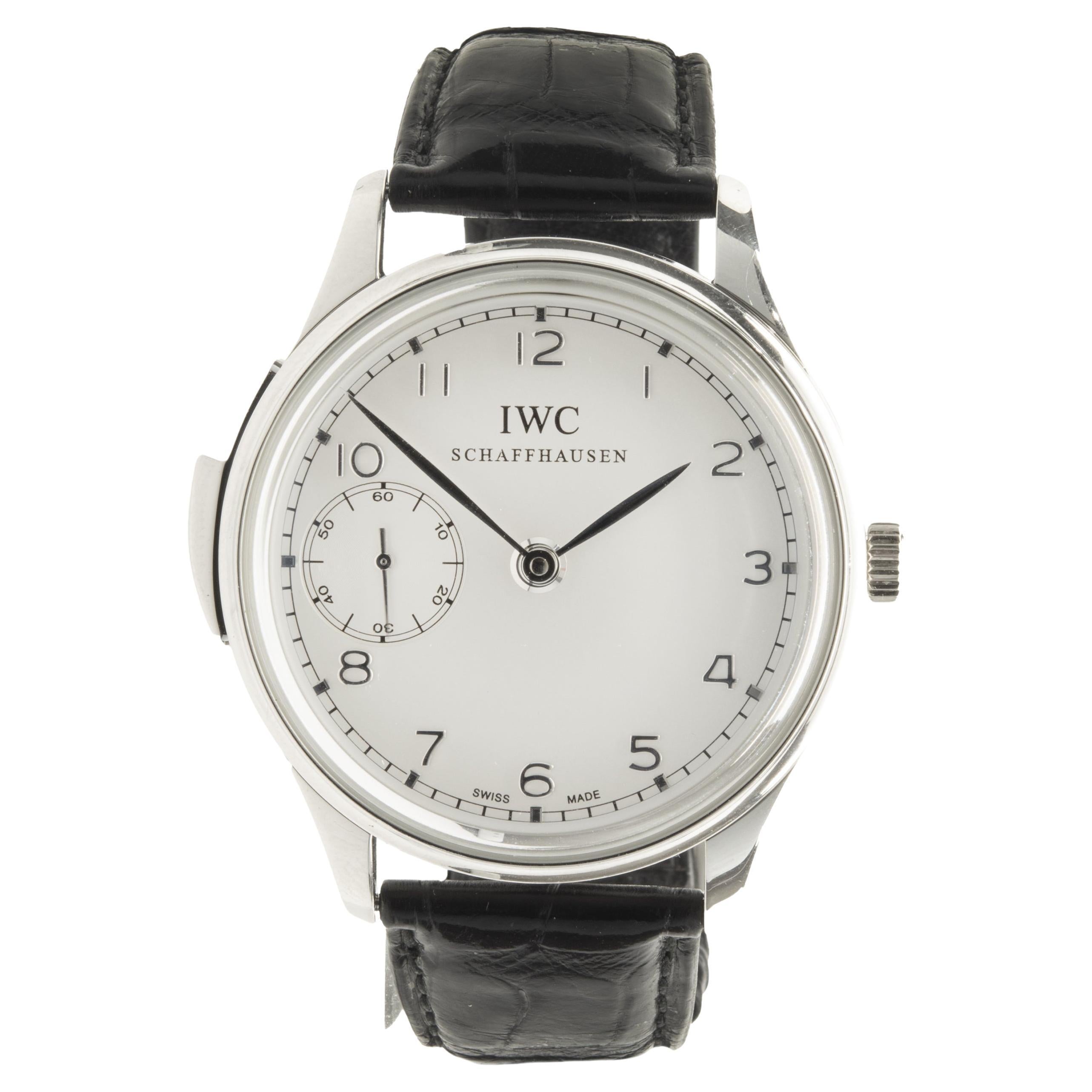 IWC Platinum Portugieser Minute Repetition For Sale