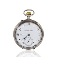 IWC Pocket Watch 800 Silver With Papers