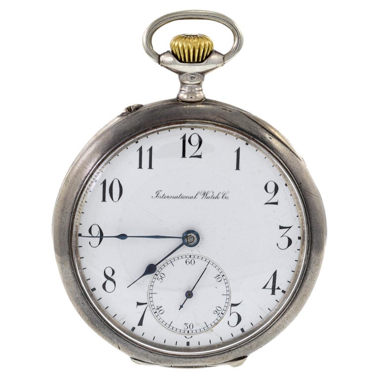 IWC Taschenuhr 800 Silber mit Papieren bei 1stDibs Deutschland