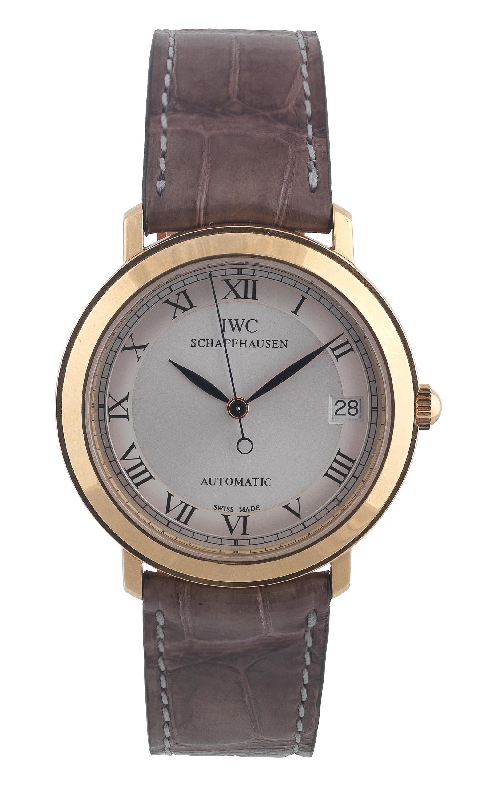 IWC Schaffhausen 18k Gold-Lady 18k Gelbgold Armbanduhr Armbanduhr 