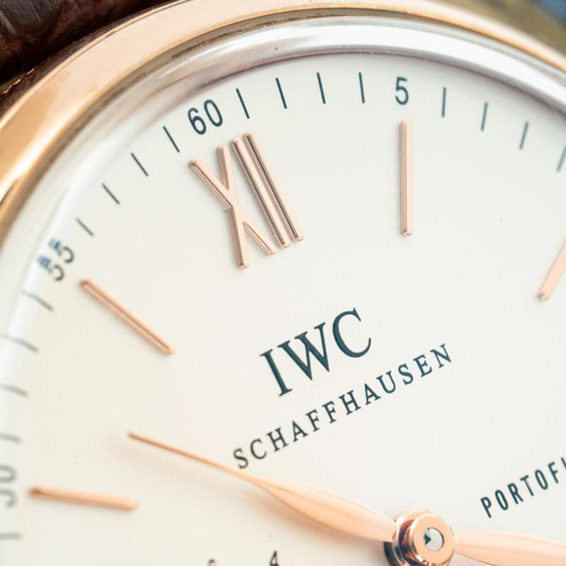 IWC Portofino 8 Days Rose Gold Watch For Sale 2