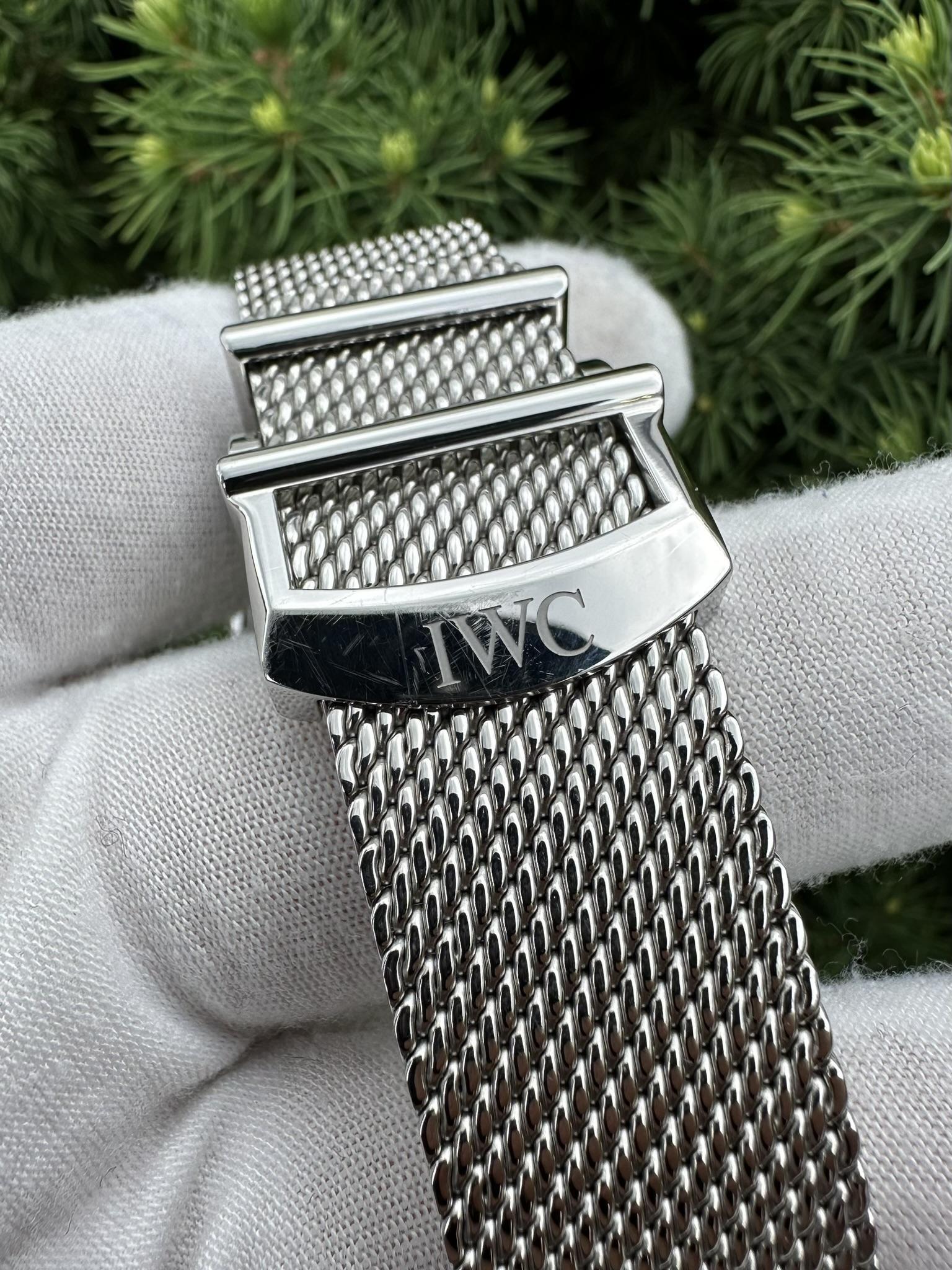 Iwc Portofino Automatic 40mm Watch Milanaise Mesh Bracelet Ref. Iw356505 B&p 1