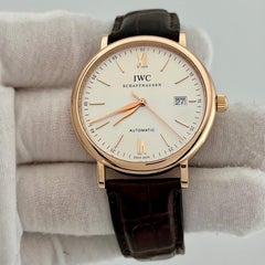 IWC Portofino Automatic IW356504 40mm 18k Rose Gold Leather Box Paper