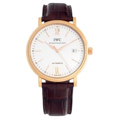 Used IWC Portofino iw356504 in rose gold with a Silver dial 40mm Automatic watch