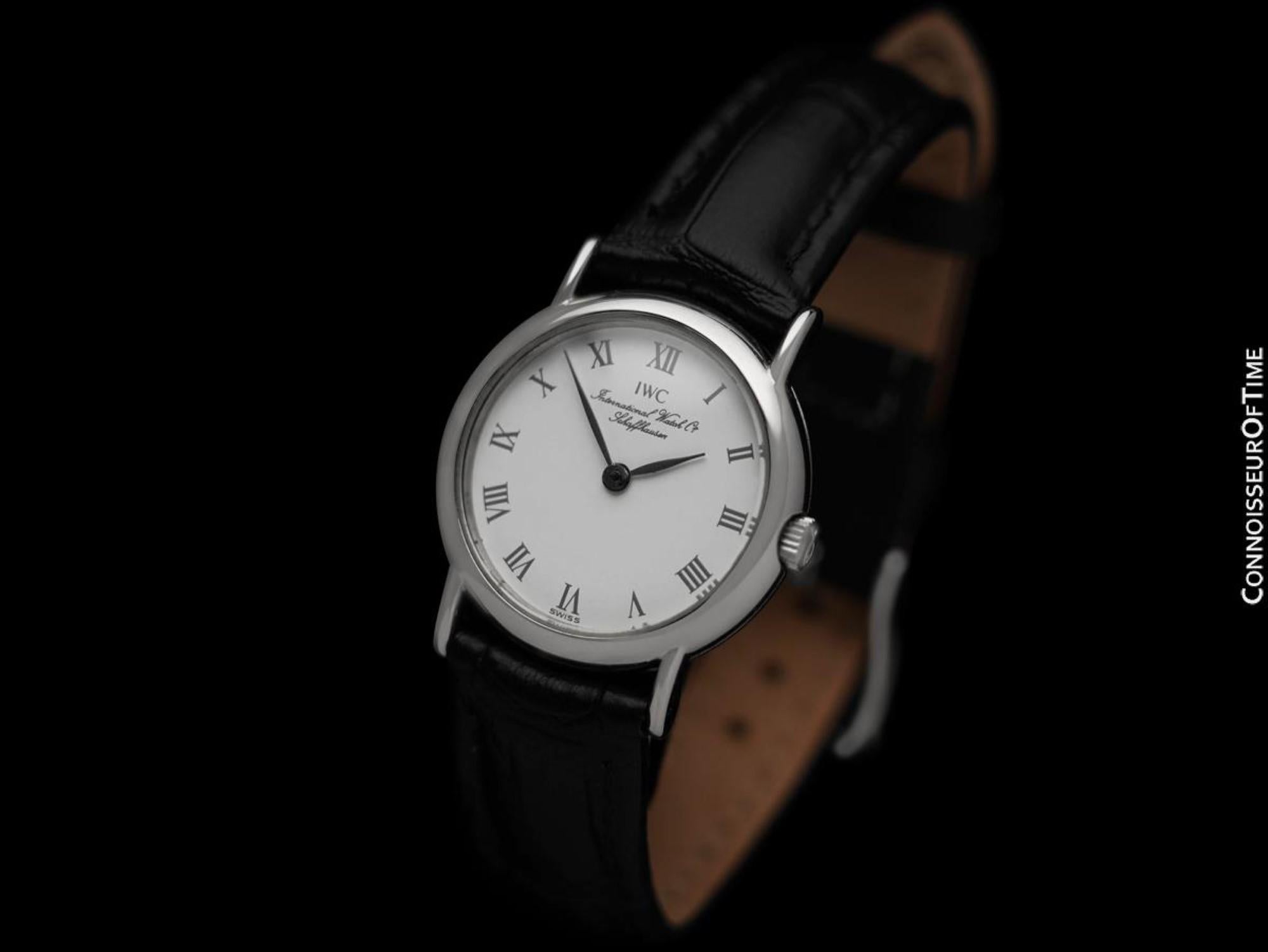 Orologio IWC PORTOFINO Donna al quarzo in acciaio inossidabile, Ref. IW4531 - Documenti originali In condizioni ottime in vendita a Suwanee, GA