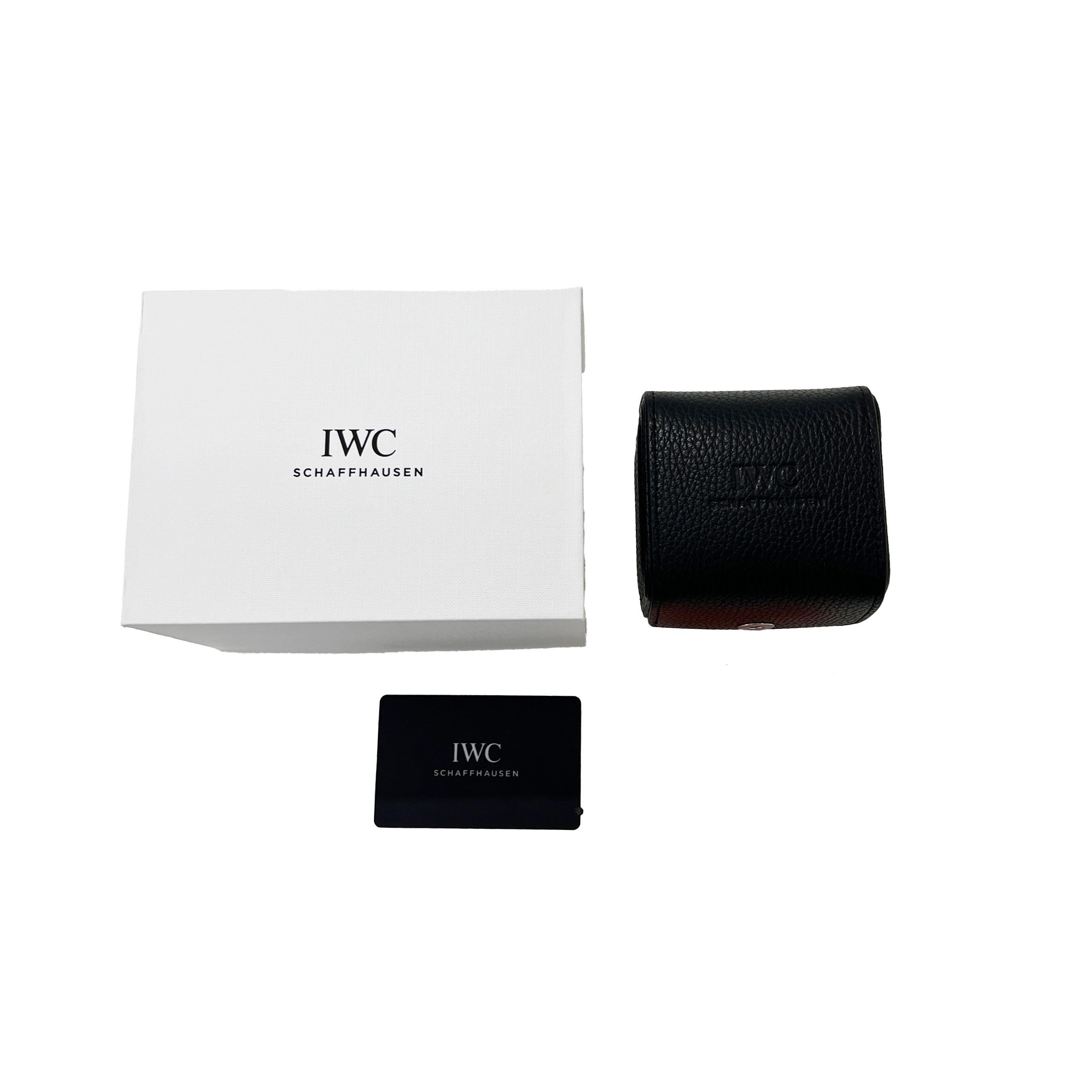 IWC Portofino Moonphase IW459601 Unisex Watch in  Stainless Steel For Sale 2