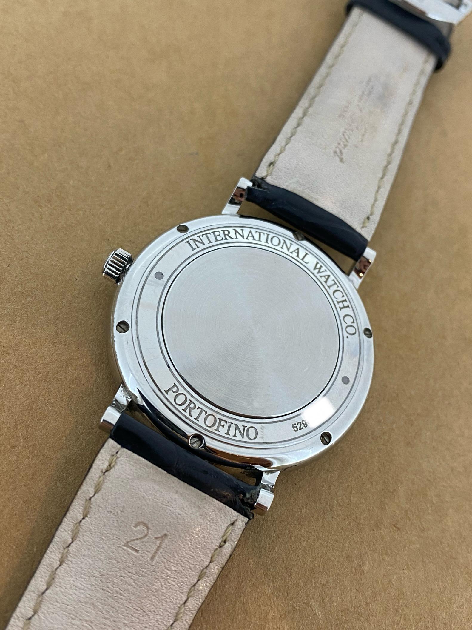 IWC Portofino ref IW3565 01 S/Steel 40mm Automatic Mens' Watch w Date, c2020. For Sale 5