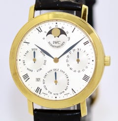 IWC Portofino Romana Perpetual Calendar, phase de lune, or 18 carats, IW2050